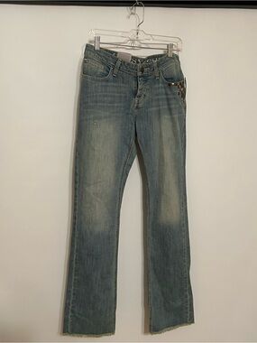 Women’s Light Wash Boot-Cut Jeans